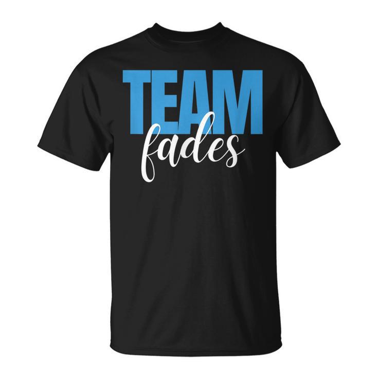 Fades Or Braids Gender Reveal Team Fades T-Shirt