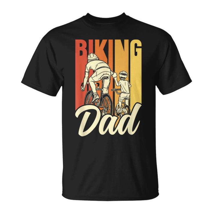 Fahrradfahrenderater Radfahren Radfahrer Fahrrad Papa Papi T-Shirt