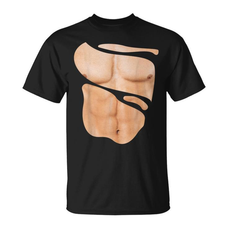 Fake Muscle I Man Fitness Dream Man Fitness Body T-Shirt