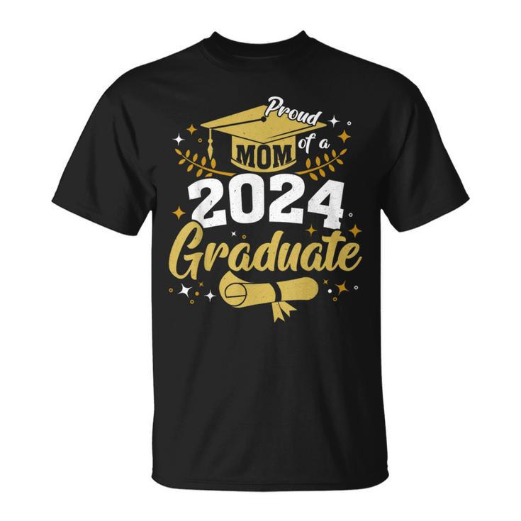 Family Senior 2024 Proud Mom Of A Class Of 2024 Graduate T-Shirt