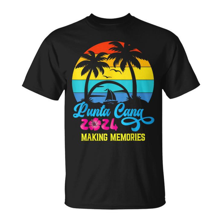 Family Vacation 2024 Dominican Republic Punta Cana Vacation T-Shirt
