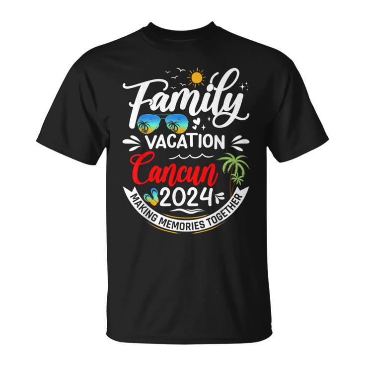 Family Vacation Cancun 2024 Mexico Summer Vacation 2024 T-Shirt