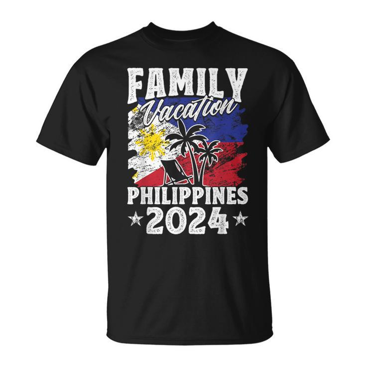 Family Vacation Philippines 2024 Beach Summer Vacation T-Shirt