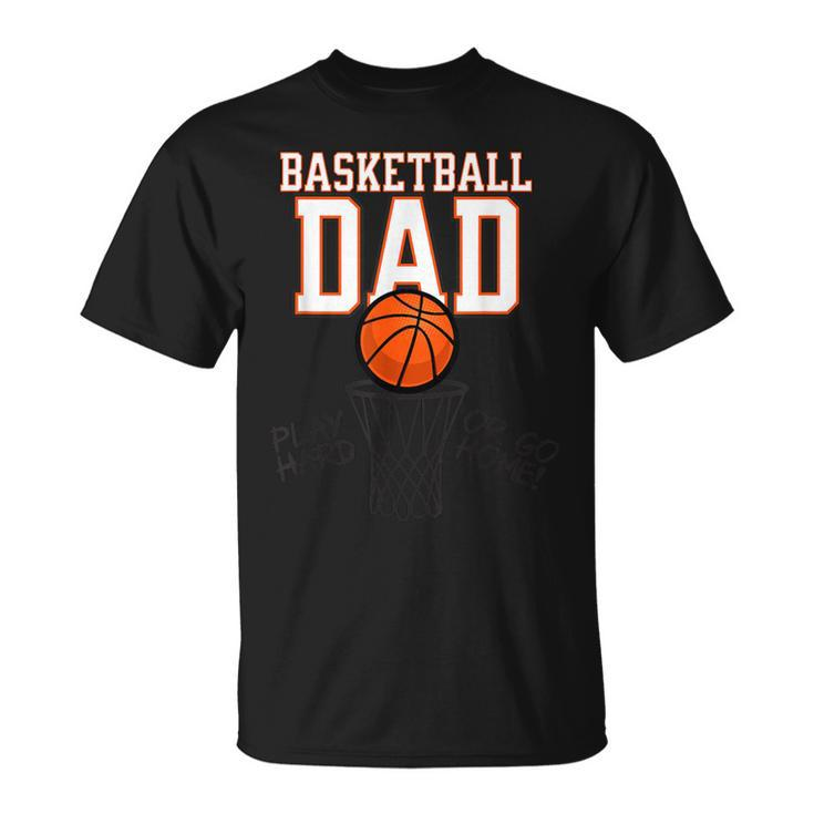 Father's Day Best Dad Basketball Idea Dad Fan T-Shirt