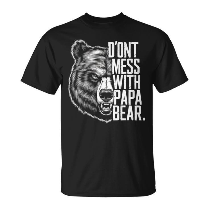 Father's Day Don't Mess With Papa Bear T-Shirt