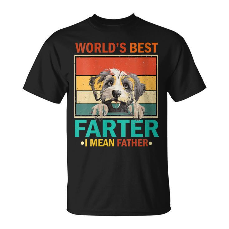 Father's Day Worlds Best Farter Ever I Mean Father Dog T-Shirt