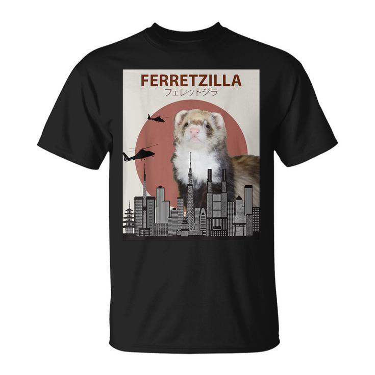 Ferretzilla Ferret For Ferret Lovers T-Shirt