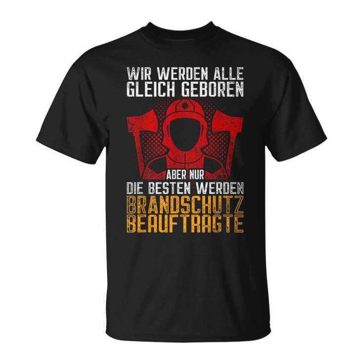 Feuerschutzbebeunger Fire Protection Association T-Shirt