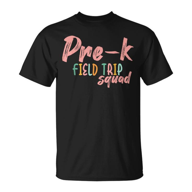 Field Trip Squad Pre-K School Teachers 2024 T-Shirt