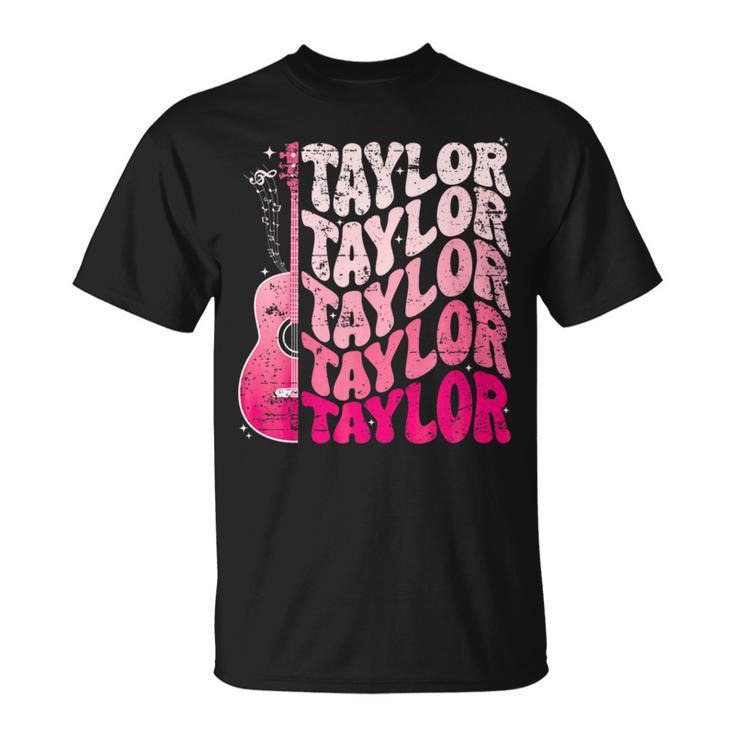 Firstname Taylor Cute Personalized First Name Taylor Vintage T-Shirt