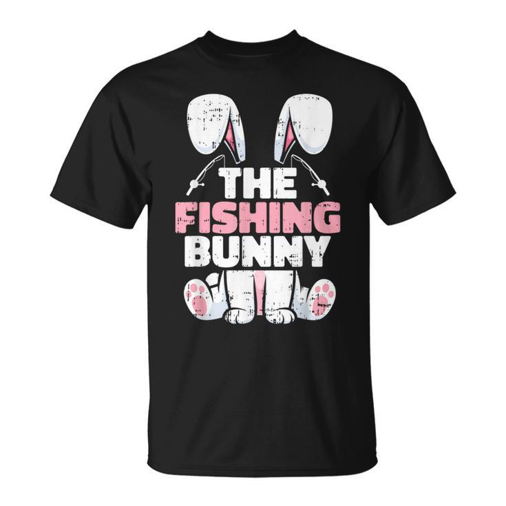 The Fishing Bunny Easter Family Matching Spring Men T-Shirt