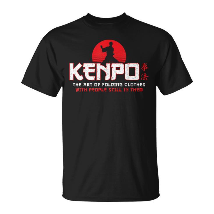 Folding Clothes American Kenpo Karate Karateka T-Shirt