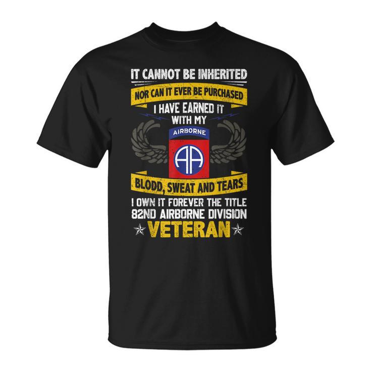 Forever The Title 82Nd Airborne Division Veteran T-Shirt