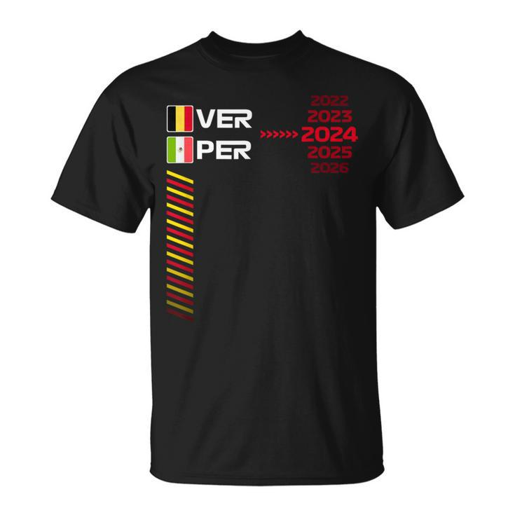 Formula Racing 2024 Rbr Ver Per 2024 Formula Race T-Shirt