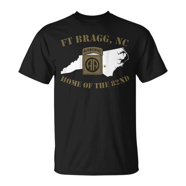 Fort Bragg Military Base-Army Post- On Back T-Shirt