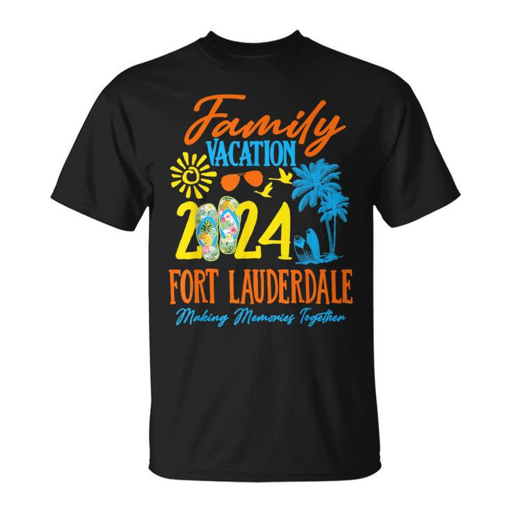 Fort Lauderdale Florida Vacation 2024 Matching Family Group T-Shirt