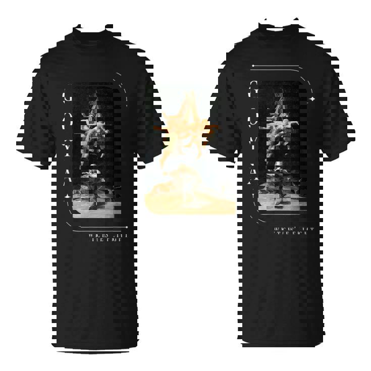 Francisco De Goya Diseño Brujasuelo Horror Arte Gótico Camiseta unisex