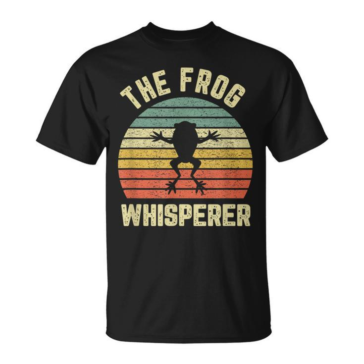 Frog Whisperer Retro Toad Ribbit Tree Frog T-Shirt