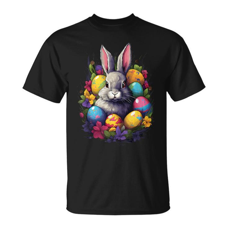 Frühling Ostern Karnickel Süßes Kaninchen Osterhase Motive T-Shirt