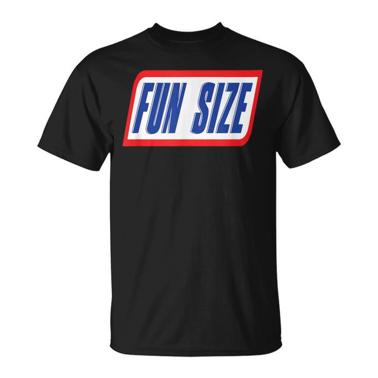 Fun Size Candy Bar Style Label T-Shirt