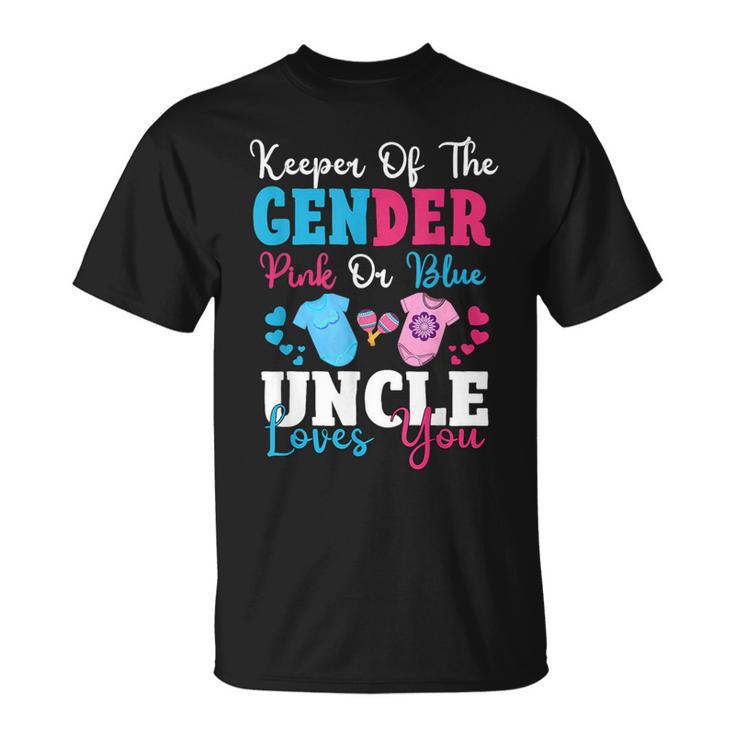 Baby Shower Uncle Mexican Gender Reveal Cinco De Mayo T-Shirt