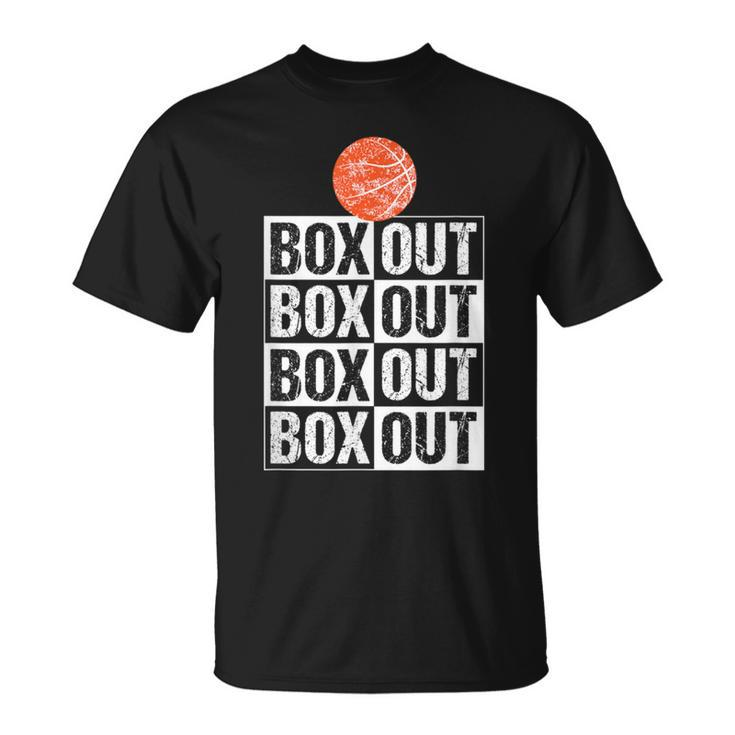 Basketball Coach Box Out Saying T-Shirt