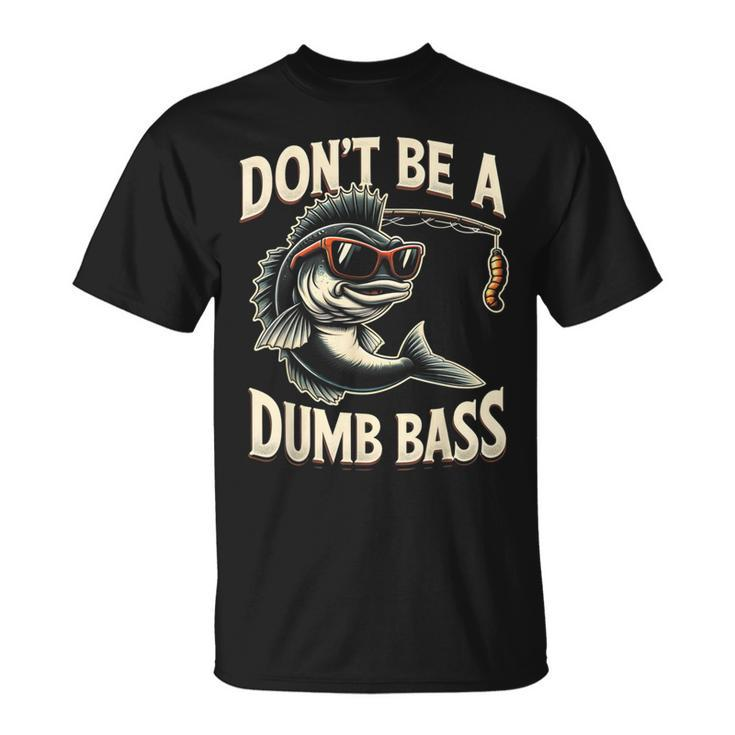 Bass Fishing Stuff Dad Bass Fish Papa Fishing T-Shirt