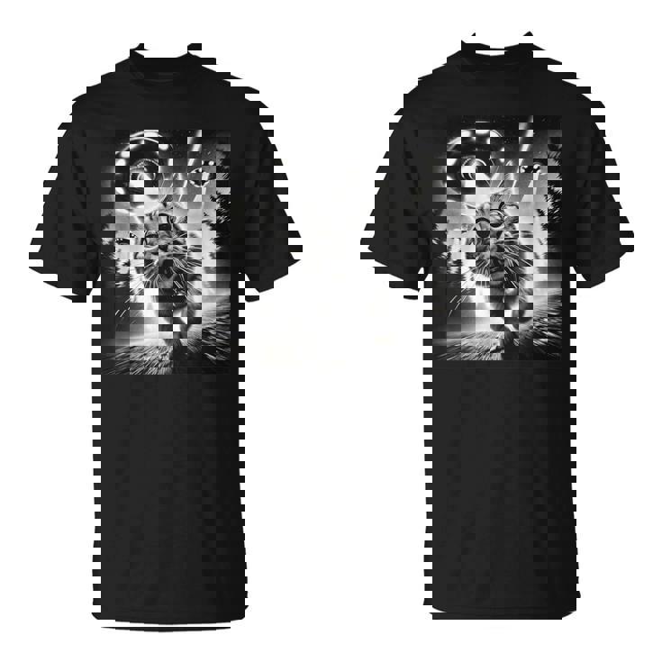 Cat Ufo Alien Cat Graphic Women T-Shirt