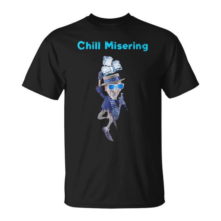 Cold Weather Snow Chill Misering Novelty T-Shirt