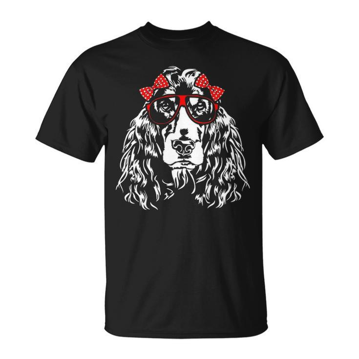 Cute Cocker Spaniel Girl Mom Dog Lover T-Shirt