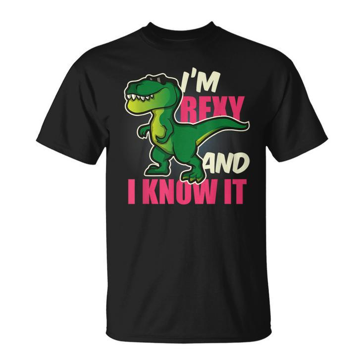 Dinosaur T Rex For Children Youth And Adults T-Shirt
