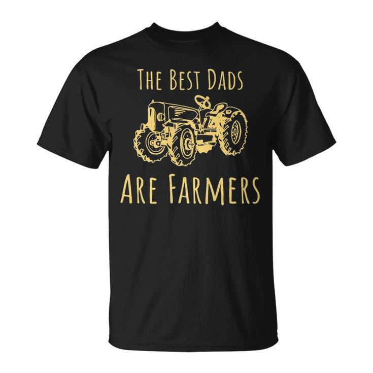 Farming The Best Dads Are Farmers Tractor T-Shirt