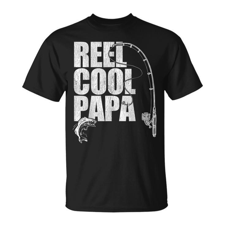 FishingReel Cool Papa Fathers Day T-Shirt