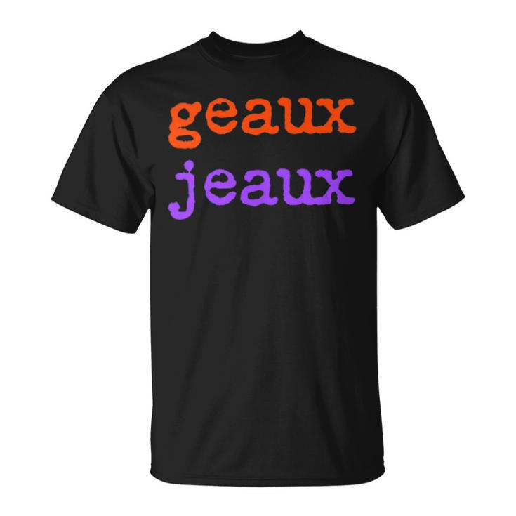 Football Geaux Jeaux Louisiana Meme Slang Saying T-Shirt