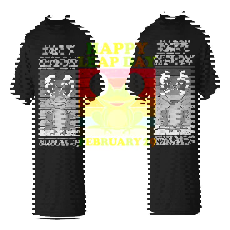 Leap Day Birthday 2020 Funny Frog Leap Year Birthday T-Shirt Leap Day Birthday 2020 Funny Frog Leap Year Birthday T-Shirt