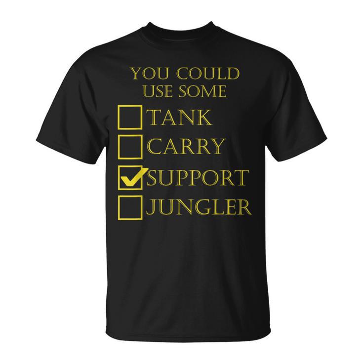 Gaming League Support T-Shirt