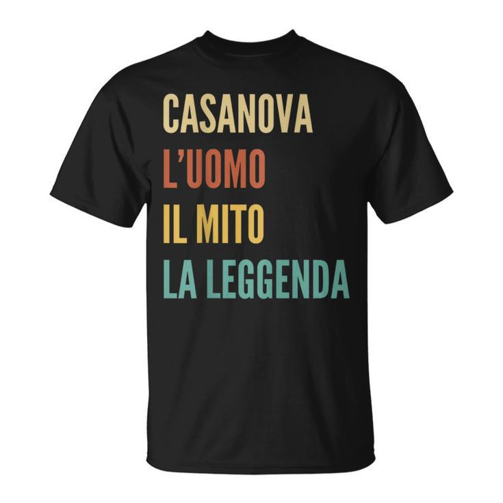 Italian First Name Casanova T-Shirt