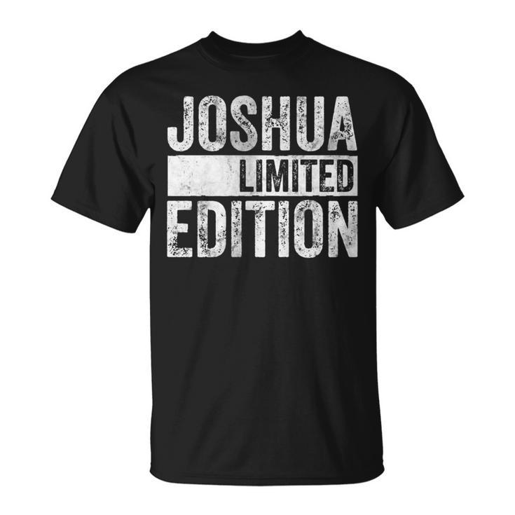 Personalized Name Joke Joshua Limited Edition T-Shirt