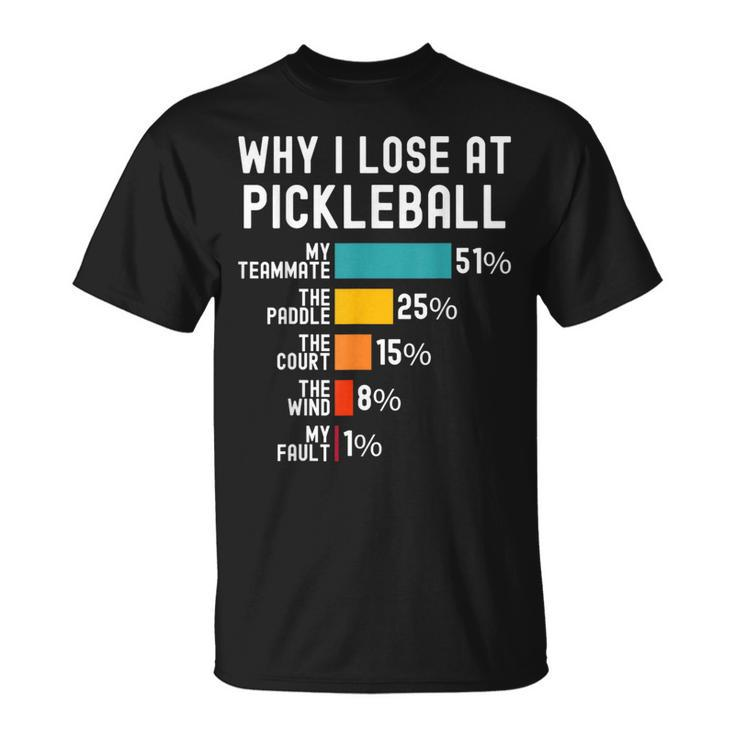 Pickleball Quote Professional Pickleball For Women T-Shirt