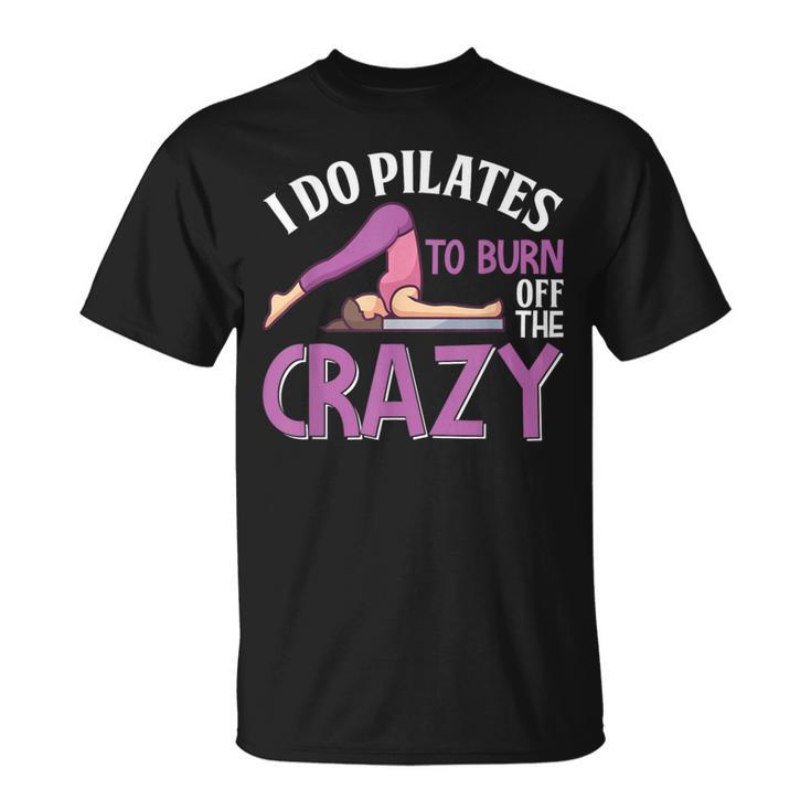 Pilates Saying Pilates Trainer Contrology Instructor T-Shirt