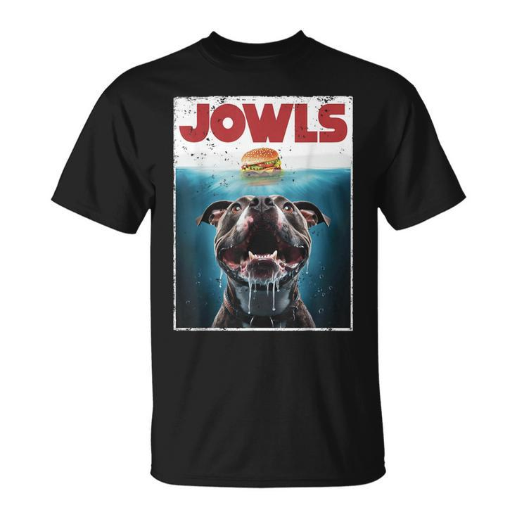 Pittie Pitbull Pit Bull Jowls Burger Bully Dog Mom T-Shirt