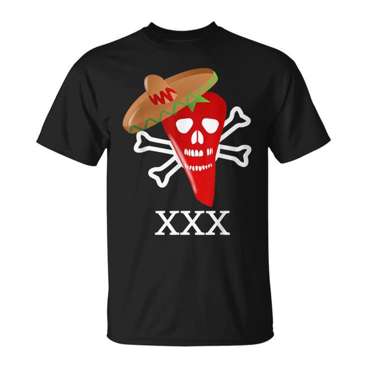 Red Hot Chili Ghost Pepper Food Humor T-Shirt