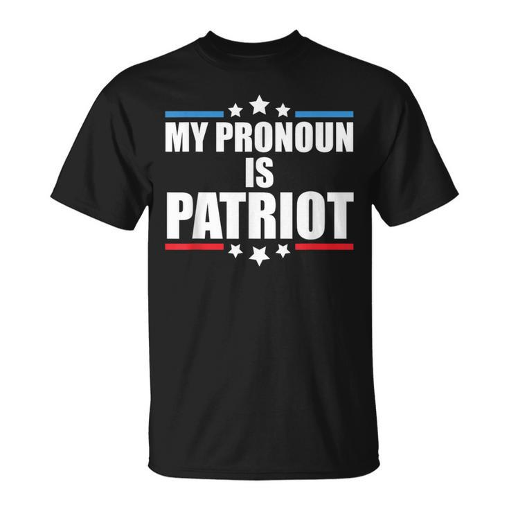 Republican My Pronoun Is Patriot Pro Trump T-Shirt