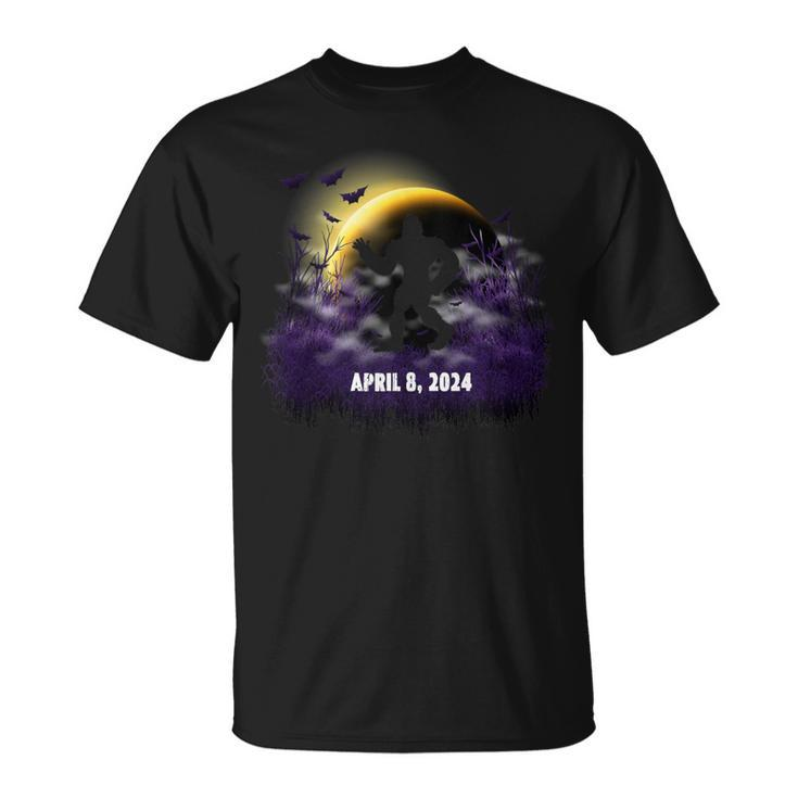 Solar Eclipse April 08 2024 Bigfoot T-Shirt