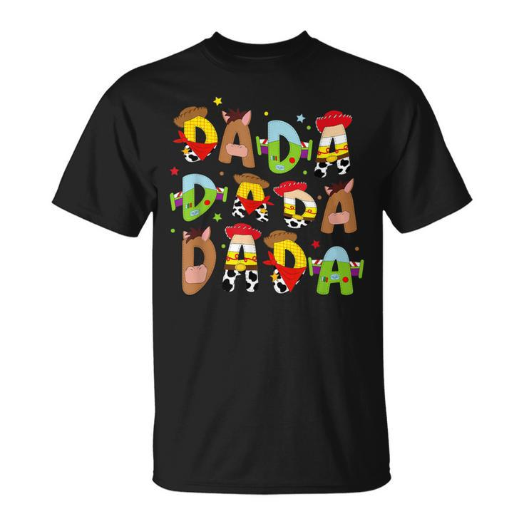 Story Dada Toy Boy Dad Fathers Day For Women T-Shirt