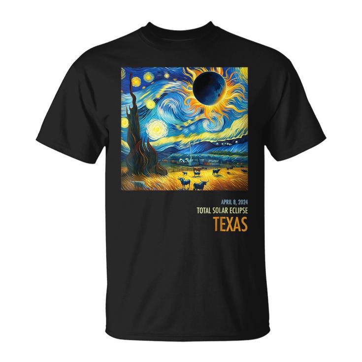 Total Solar Eclipse 2024 Texas T-Shirt