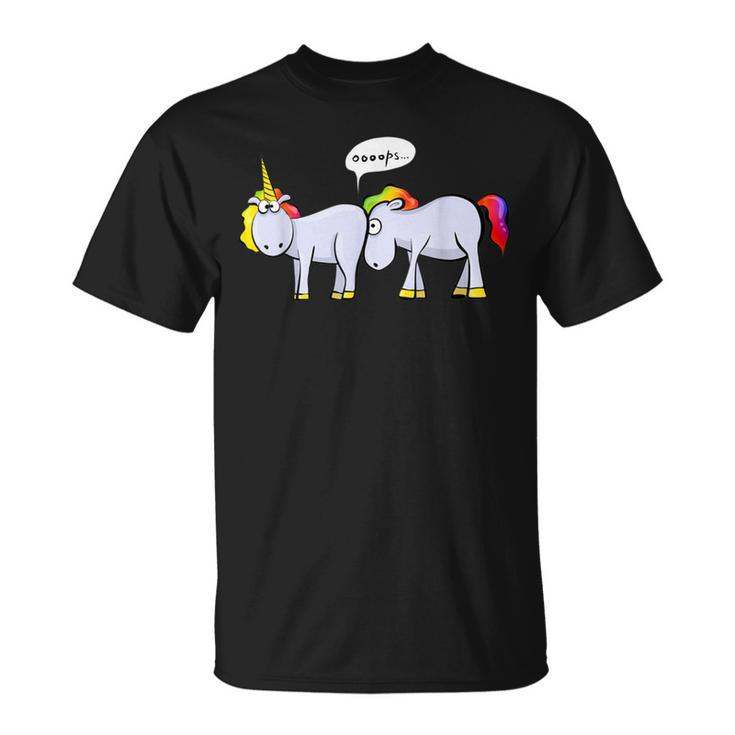 Unicorn Stuck In The Butt T-Shirt