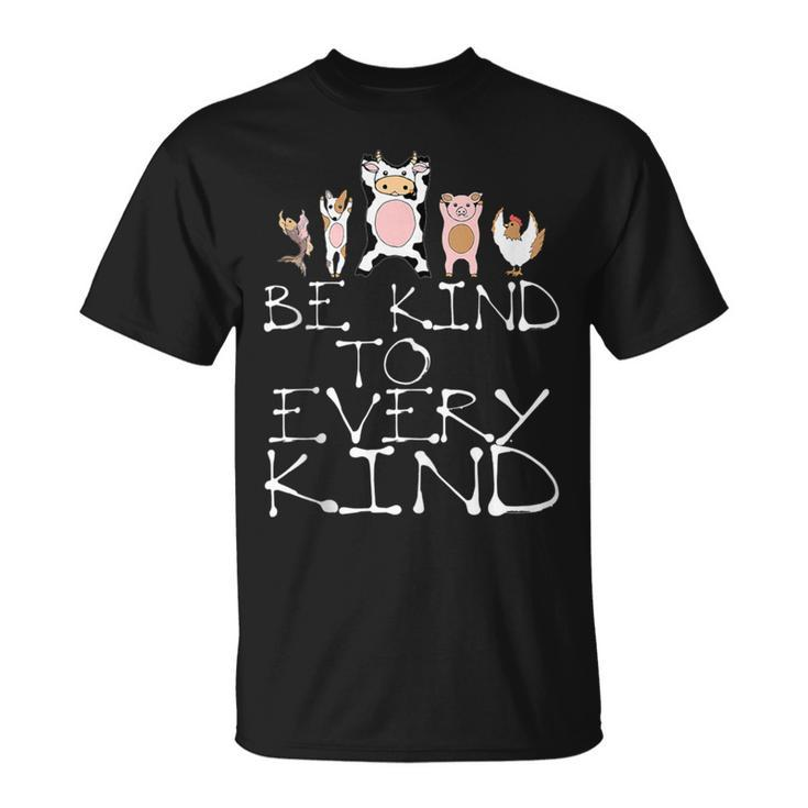 Vegan Love Animals Be Kind To Every Kind T-Shirt