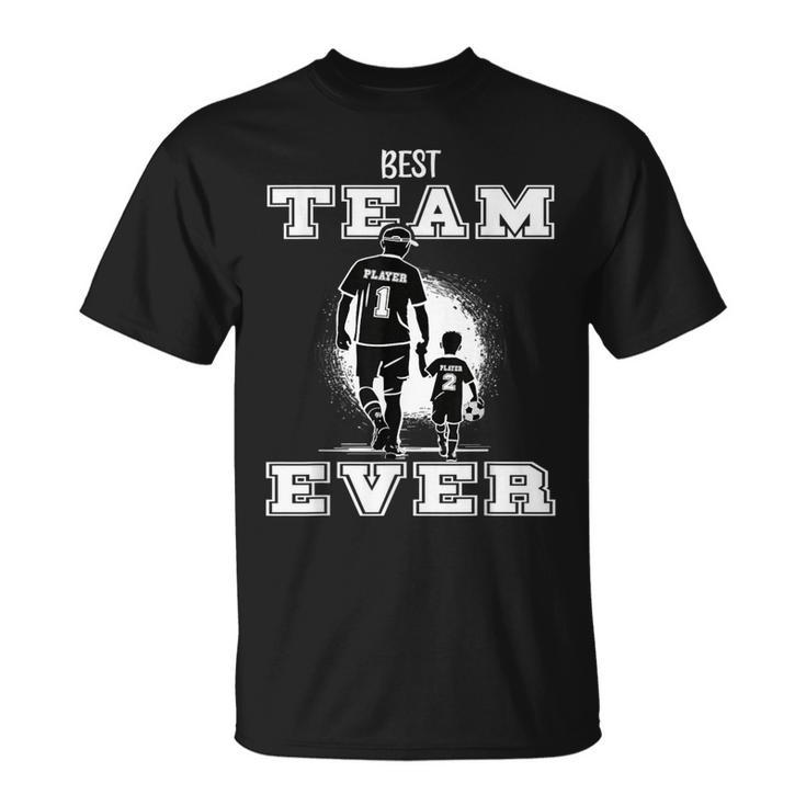 Fußball Papa Best Team Ever -Atertag T-Shirt