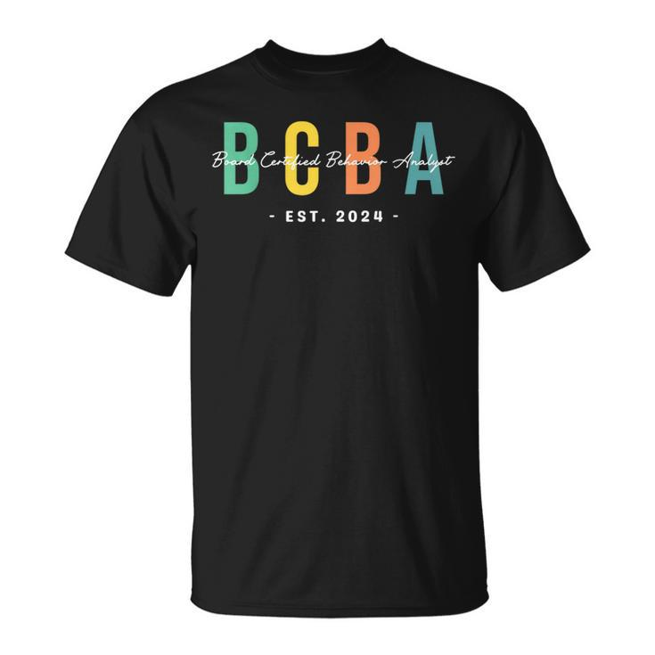 Future Behavior Analyst Bcba In Progress Training Est 2024 T-Shirt